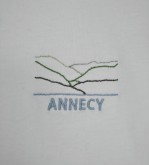 T-shirt - Dégradé de montagnes Annéciennes - Annecy